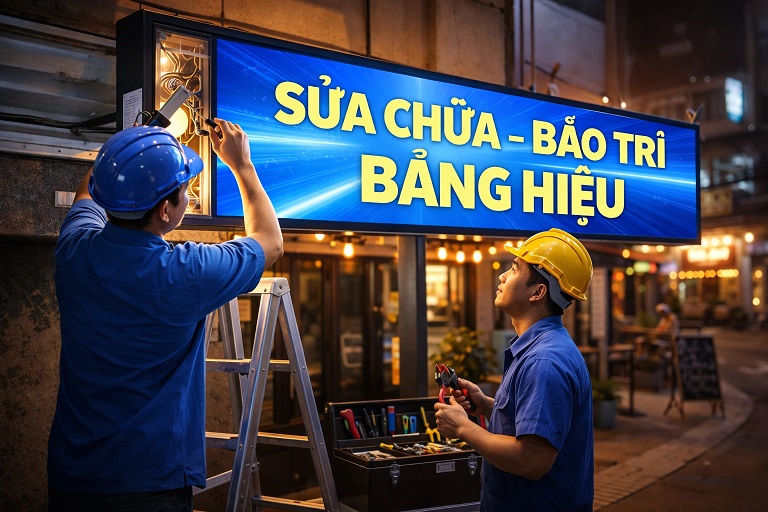 Sửa Chữa – Bảo Trì Bảng Hiệu